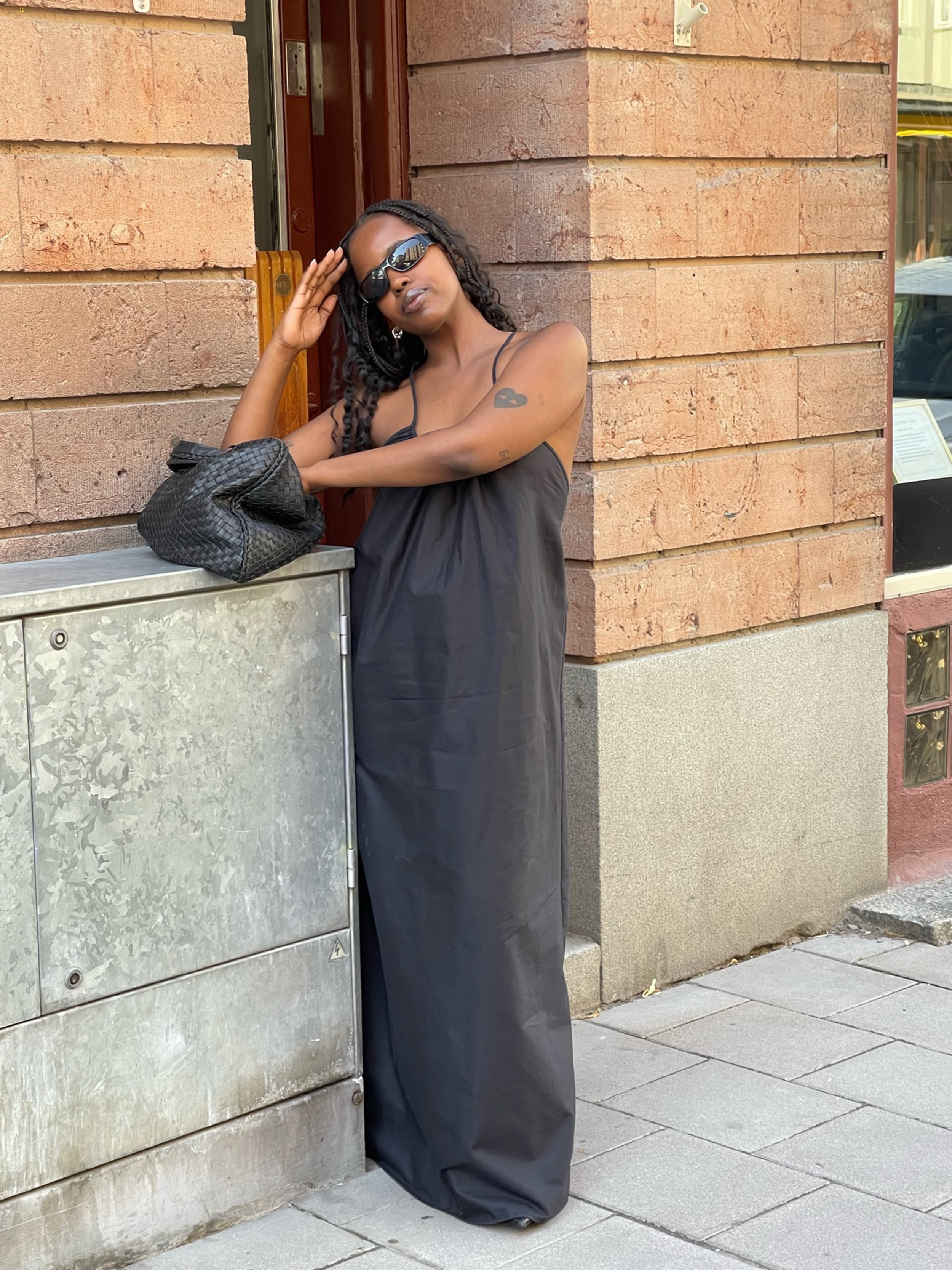 Djerf Avenue Breezy Dress Black